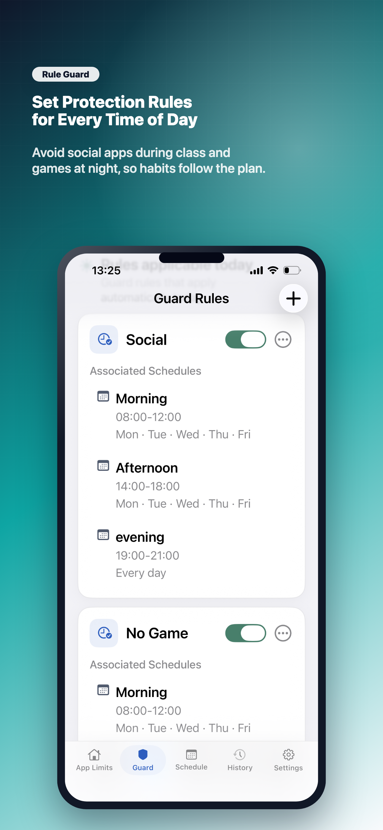 ScreenHarmony Family Settings
